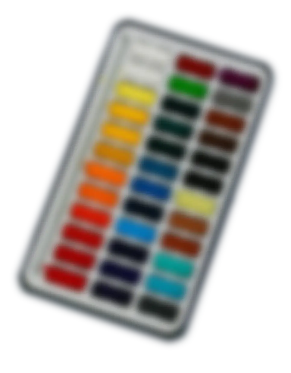 water colours blurred